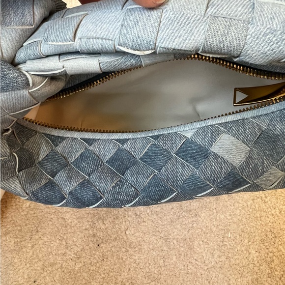 Bottega Veneta Denim leather mini Jodie bag blue - Picture 7 of 8